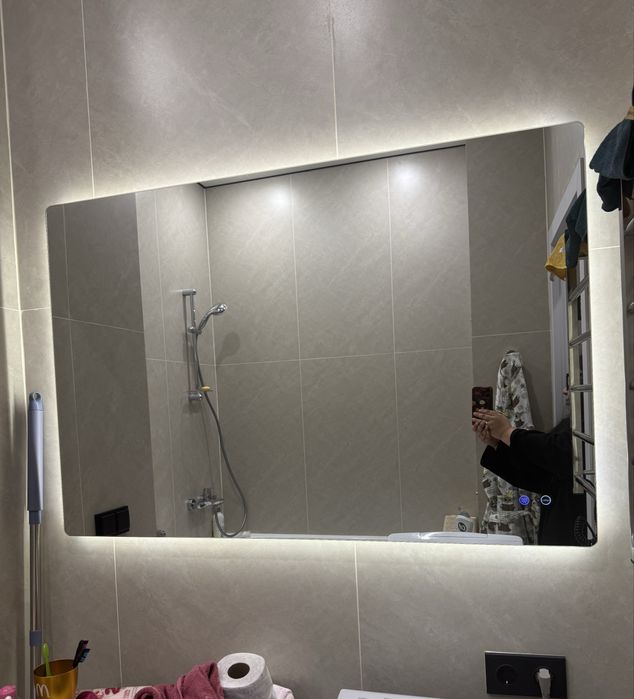 Зеркало с подсветкой 120/80