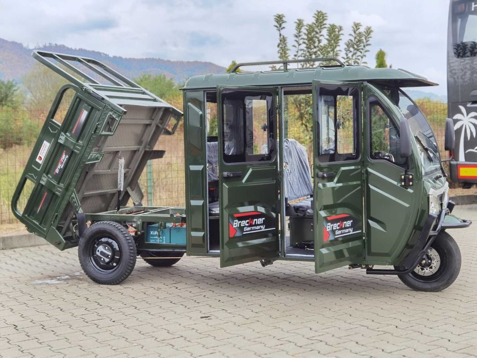 Triciclu electric Max cu cabina inchisa Max-Pro 2000 W fara permis