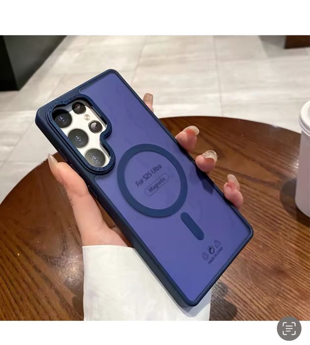 Samsung S26/S25/S24/PLUS/ULTRA - Husa Folie Magsafe Charge Metalic Frame