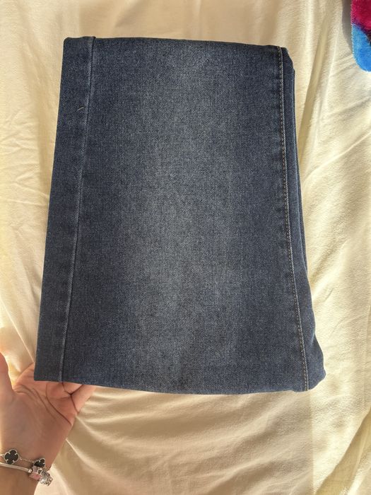 Чисто нови тъмно сини дамски дънки