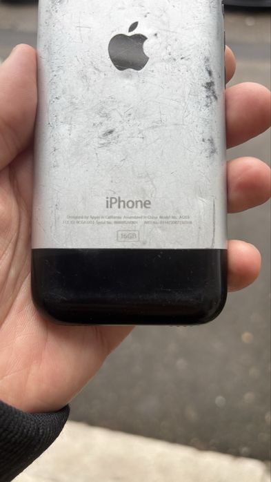 iPhone 2g Primul iPhone A1203-Functional-16GB-De Colectie-Rar-Deosebit