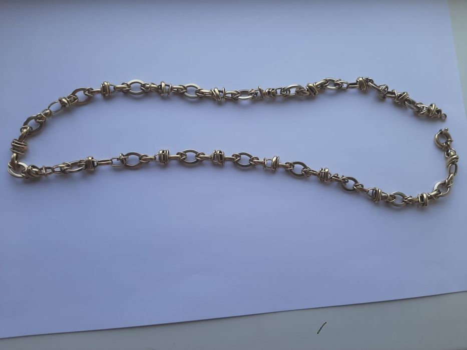 Lanț aur dama 65 cm ghiul bărbătesc 7,5 cm