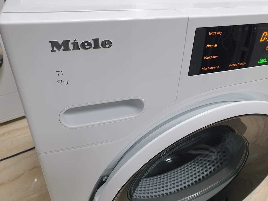UK - Wi-Fi - Miele T1 Series Black & White Сушилня с Термопомпа Миеле 12м Гаранция