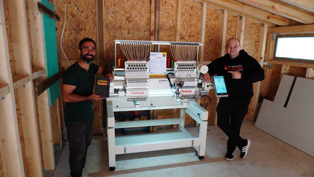 Бродировъчна машина Двуглава 600 мм. х 500 мм. + застъпване