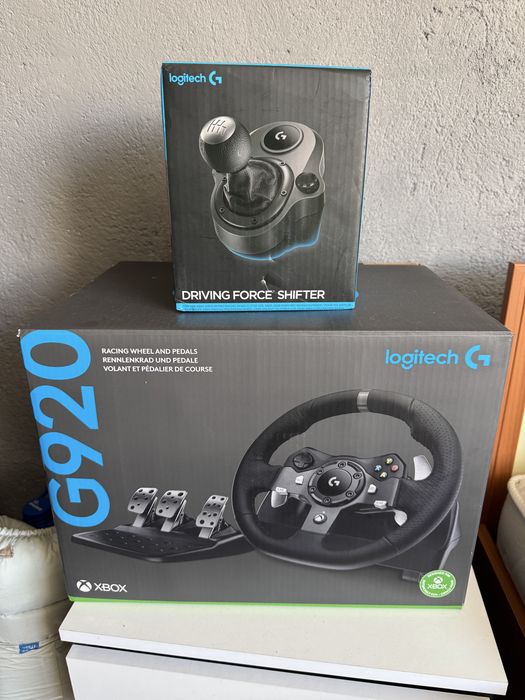 Продавам волан и педали Скоростният лост Logitech