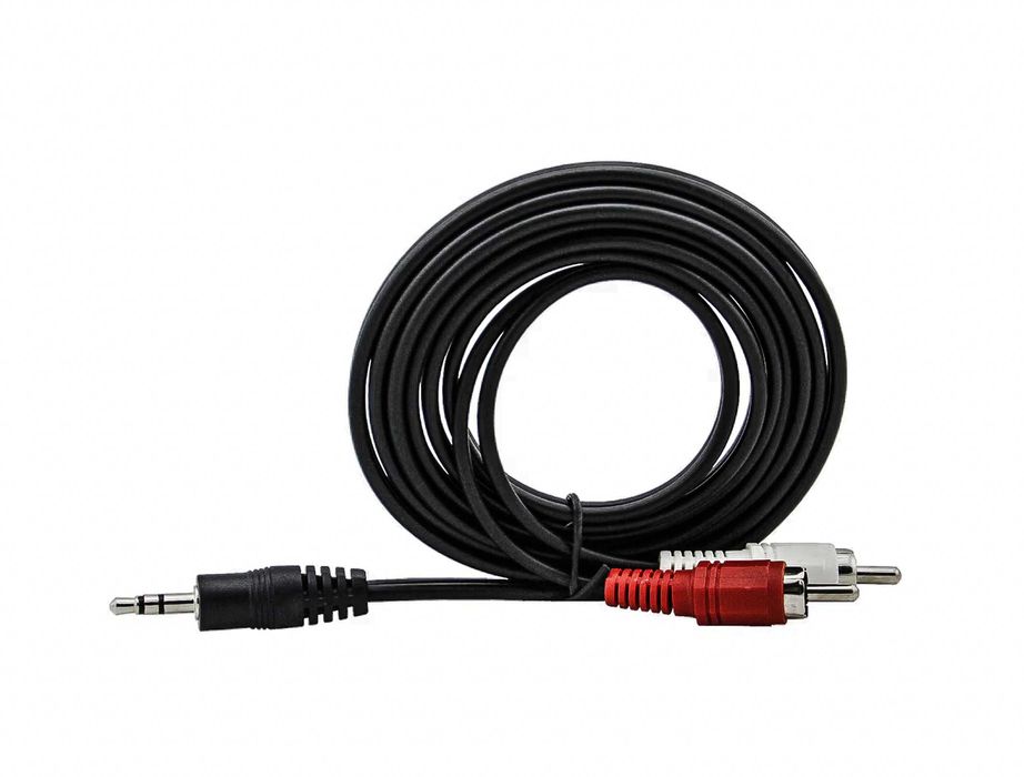 Cablu audio Jack 3,5 - RCA 5 metri Negru
