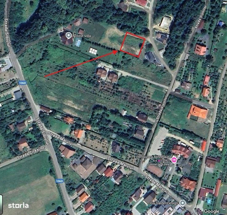 Teren de vânzare intravilan Cisnadioara - certificat urbanism