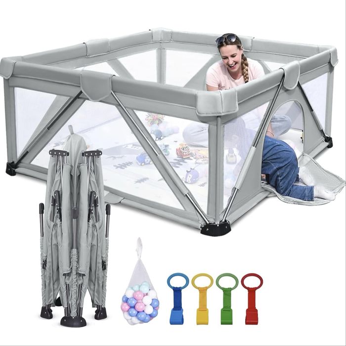 Țarc pliabil pentru copii 180x150x65cm
