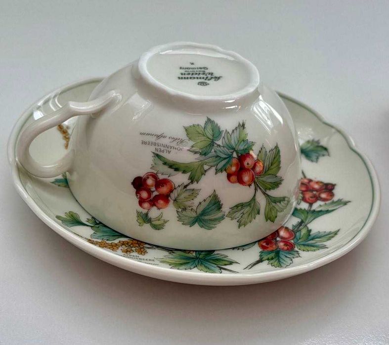 Порцеланов сет чаша с чинийка за чай Seltmann Weiden Bavaria Germany