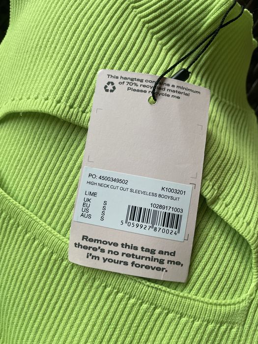 Body verde menta Missguided