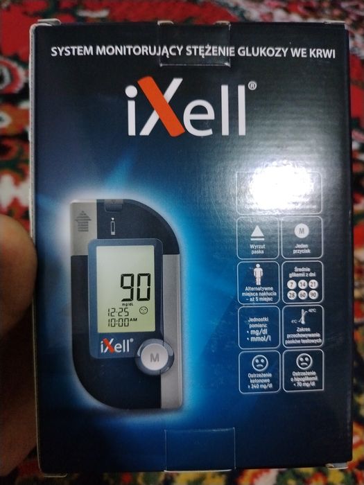 Glukometr ixell saxar aparat