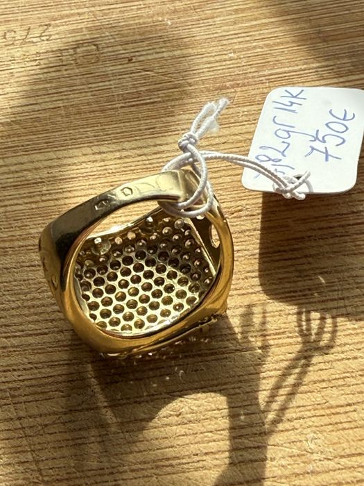 Inel Ghiul barbat aur 14 k