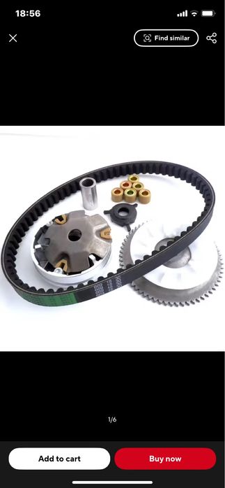 Variator + curea Scuter Chinezesc 50 - 80cc 4 timpi