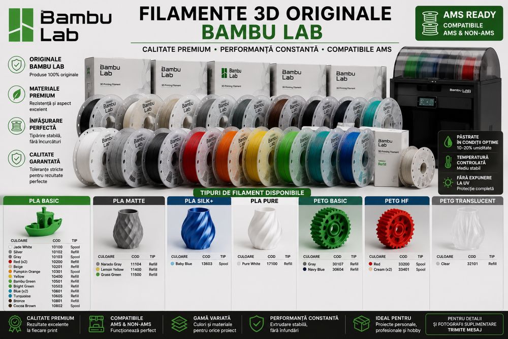 Filament imprimata 3D Bambu Lab