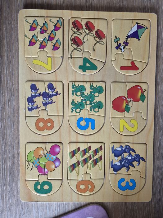 Сет играчки - магнитен пъзел, букви, логическа игра