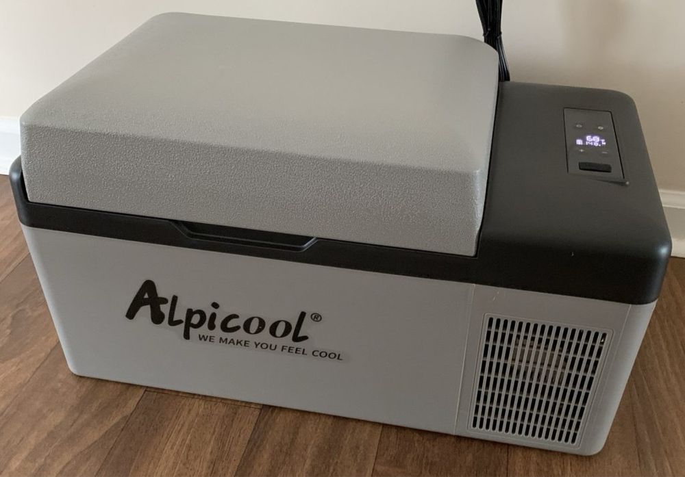 БЕЗПЛ ДОСТАВКА 20L Преносим компресорен хладилник фризер 12V 24V 220V