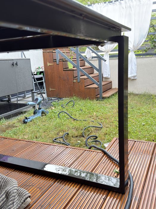 Masa gradina  Jysk Sonnerup 100 cm / 215 gri