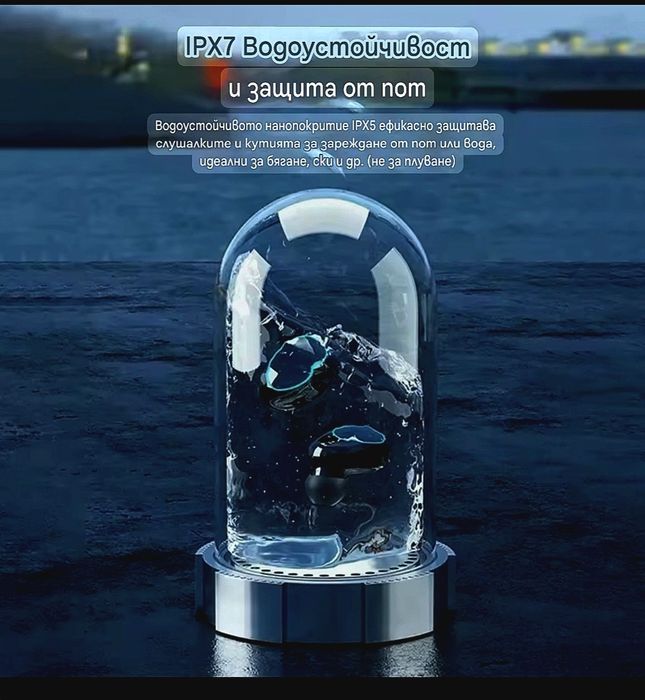 Спортни Hi-Fi Блутуут/Bluetooth безжични слушалки за разговори и музик