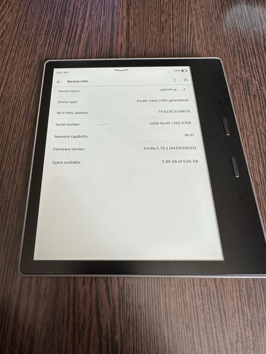 Kindle OASIS GEN 10