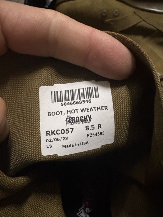 Bocanci militari Rocky Hot Weather RKC057 marimi 41,5 si 42,5 EU