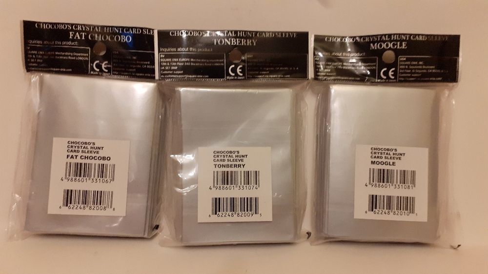 Final Fantasy Chocobo’s Crystal Hunt Moogle Card Sleeves