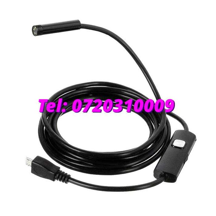 Camera Endoscop Foto Video Diametru 55mm Cablu 2m Waterproof