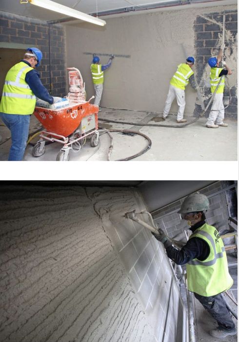 Tencuială glet mecanizat