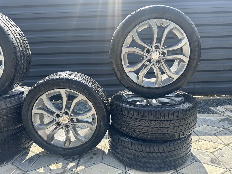 Jante aliaj Mercedes R17 + cauciucuri 225 / 50 / R17 et 48.5 A2054010200