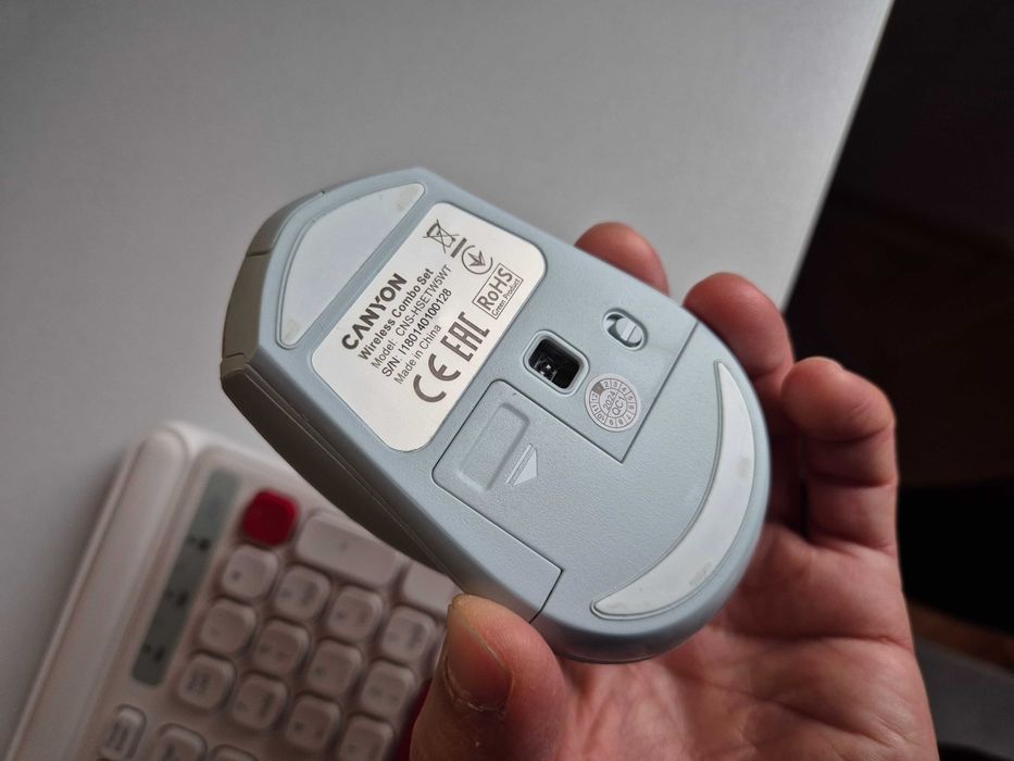 Безжична клавиатура и мишка - Canyon HSET-W5