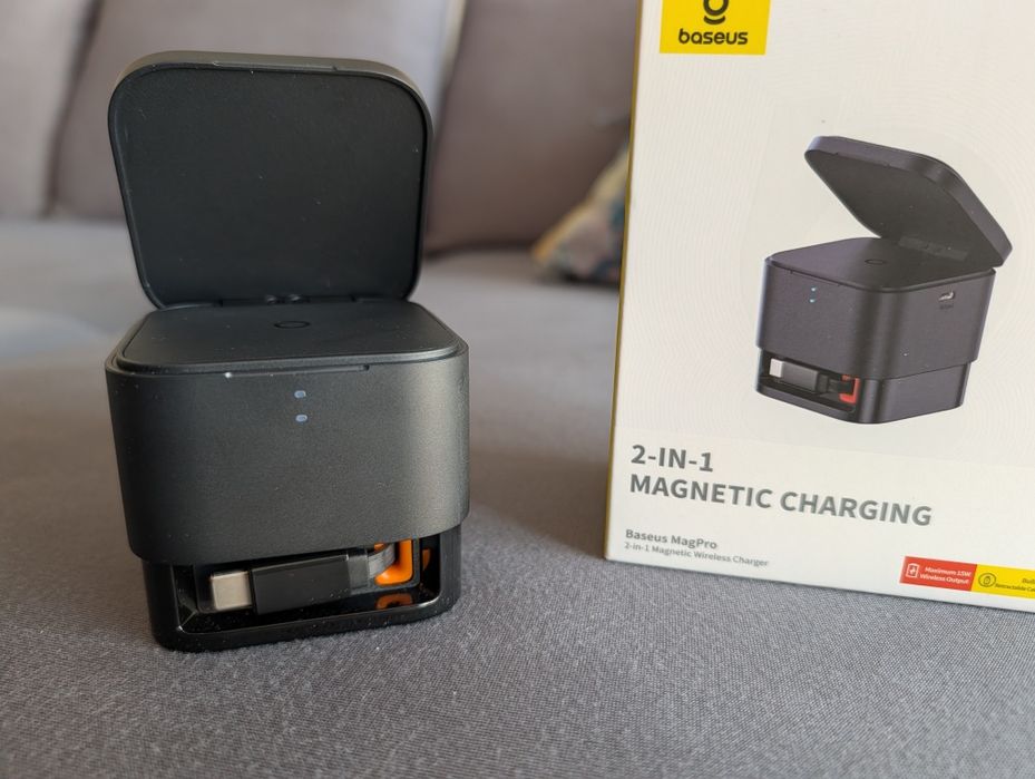 2 в 1 Магнитно зарядно Baseus magnetic charging