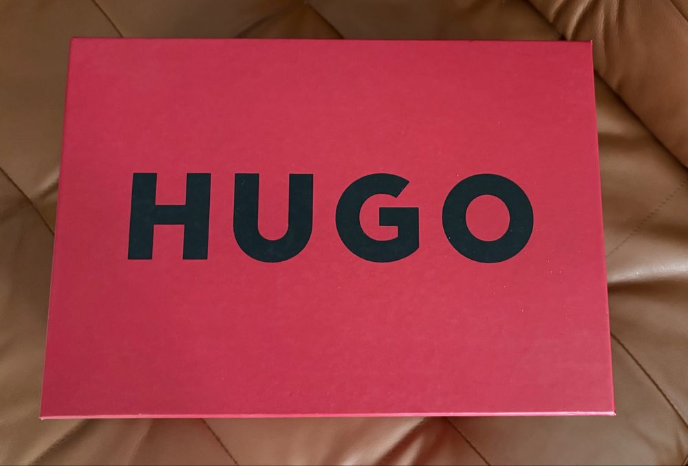 Нови мъжки боти HUGO (Hugo Boss), естествена кожа, №44