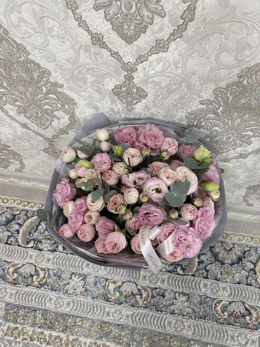 Цветы Кустовая роза,Эустома