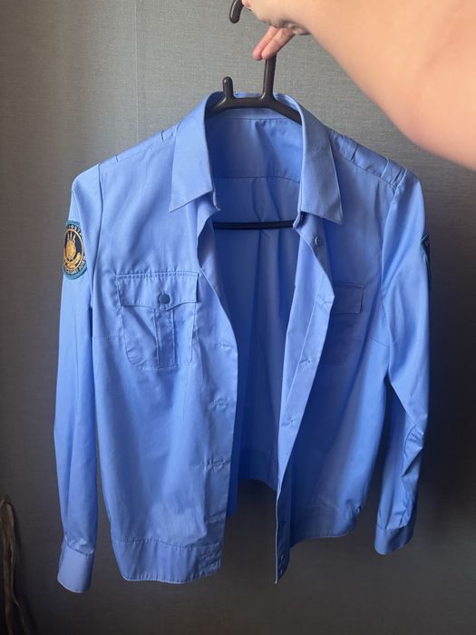 Рубашки мвд, синяя
