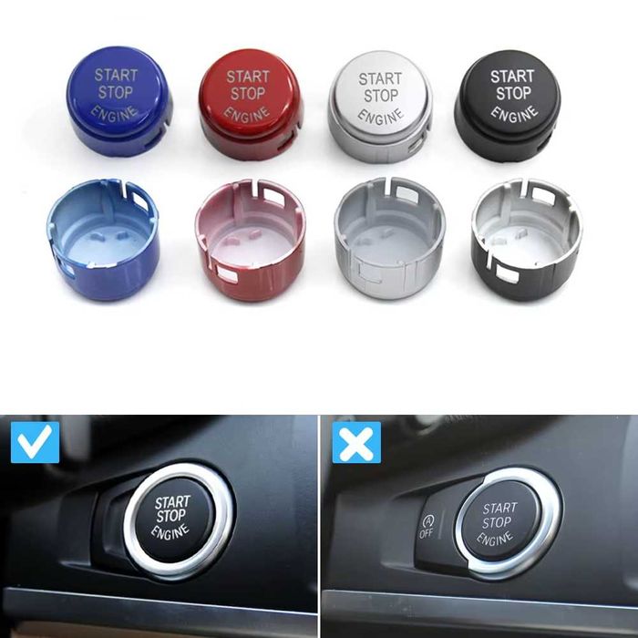 Buton Capac Start Stop OFF Dedicat BMW X3 X4 X5 X6 F25 F26 F15 F16