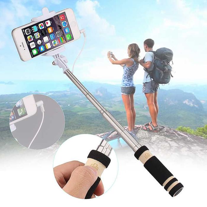 НОВ SELFIE STICK (СЕЛФИ СТИКОВЕ) Работи с Android и iPhone. Селфи Стик