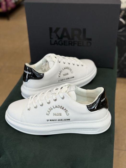 Мъжки сникърси KARL LAGERFELD KL52538 Бял 43-44  намалени