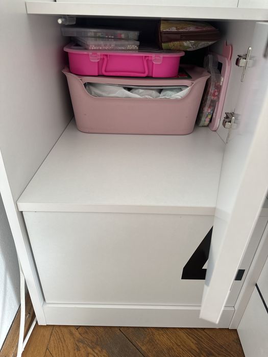 Pat cu dulap tobogan si birou