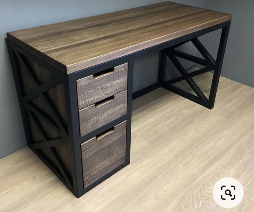 Loft mebel dlya ofisa parta stol kamot i drugiye