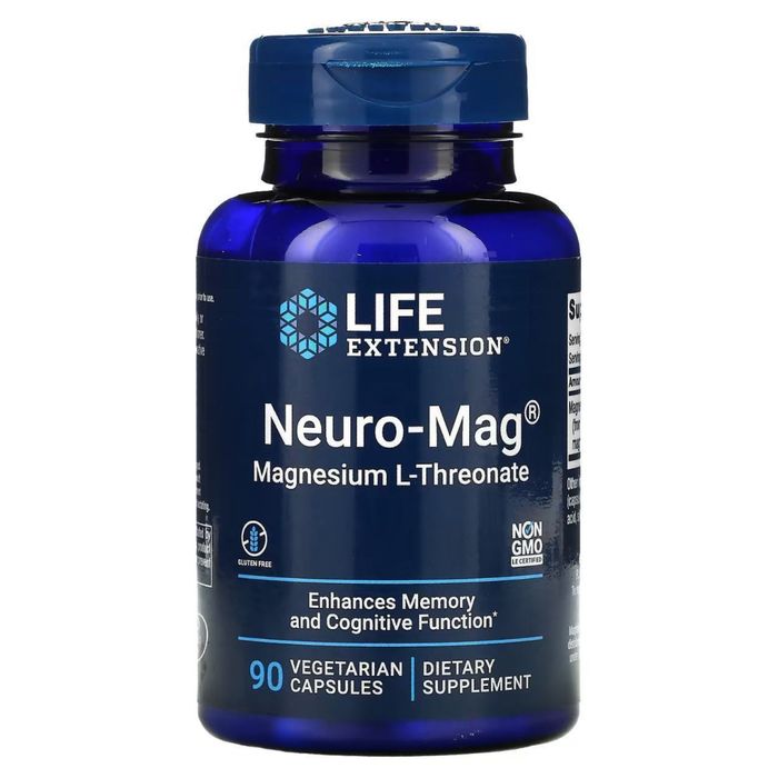 L- Треонат магния,  Life Extension, Neuro-Mag, Magnesium L-Threonate