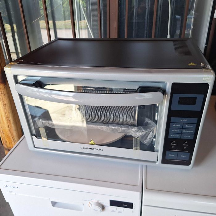 Мини фурничка 5в1 + кошница за картофи и камък за пица