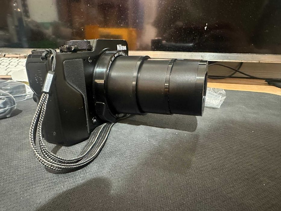 nikon coolpix a1000 culoare negru fata spate lateral deosebit frumos