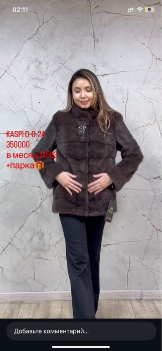 Зимный одежда норковый шуба