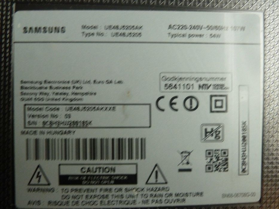 placa de baza BN41-02482A pt samsung ue48j5205