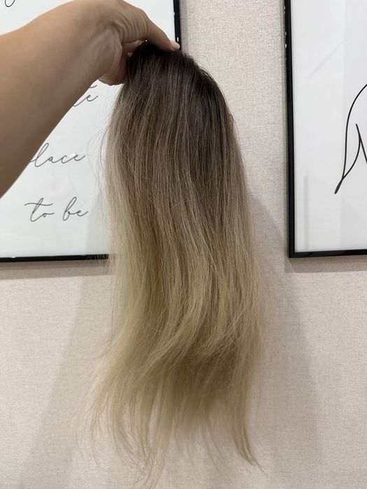 Теменная накладка парик