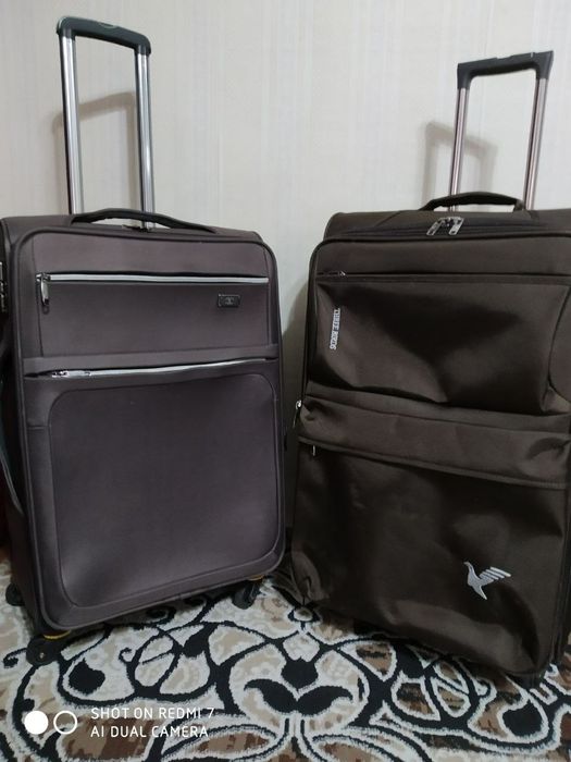 Чемодан большой матерчатый