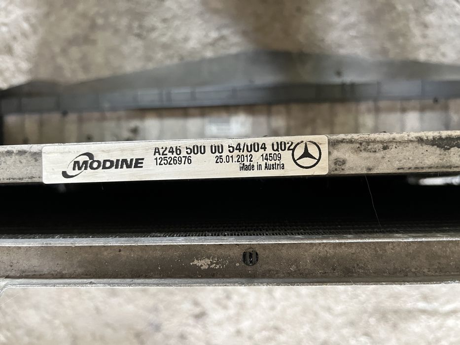 Radiator apa / AC / Intercooler Mercedes B Class W246