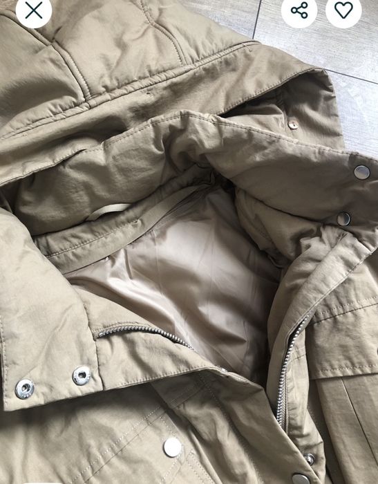 Дълго бежаво яке