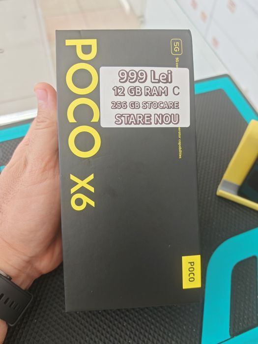 Poco X6, 12/256 GB, Nou, Garanție