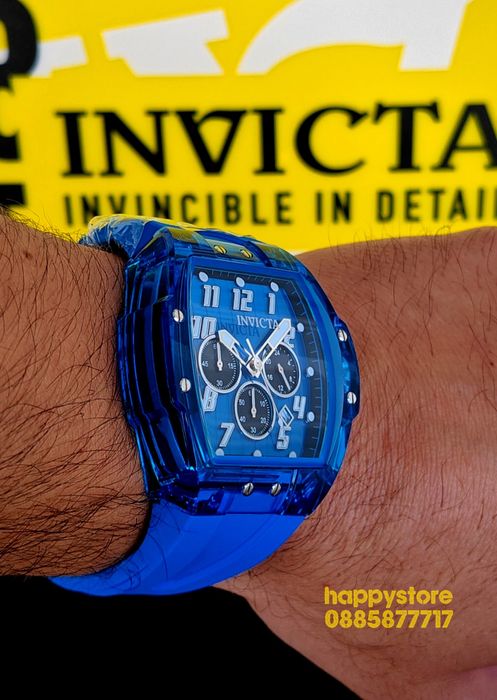 INVICTA Ghost Blue 47 mm, Инвикта нов ръчен часовник