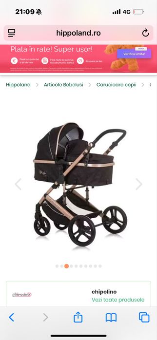 Vand carut 2in 1 chipolino amore!